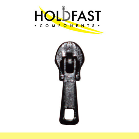 No 10 Plastic Chunky – Open End Zipper (BLACK) with Double Tab Non Lock  Slider – Holdfast Components